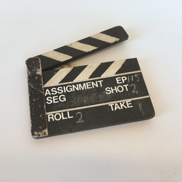 CLAPPER BOARD, Small Original - 20cm Wide